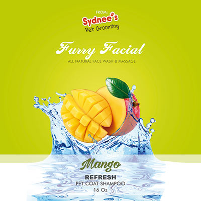 mango pet shampoo face wash and massage